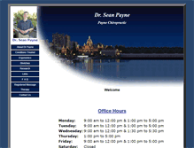 Tablet Screenshot of drpayne.ca